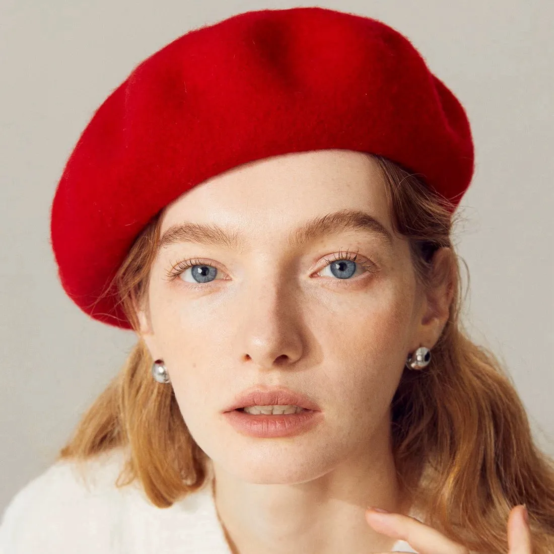100% Wool Vintage Style French Painter Beret