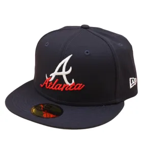 59Fifty Fitted Cap Dual Logo Atlanta Braves  - OTC