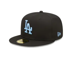 59Fifty Fitted Cap League Essential Los Angeles Dodgers - Black/Sky Blue