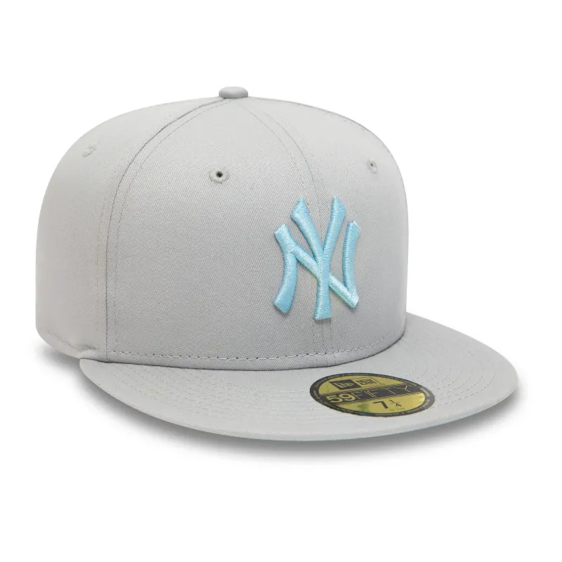 59Fifty Fitted Cap League Essential New York Yankees - Grey/Light Blue