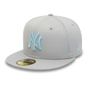 59Fifty Fitted Cap League Essential New York Yankees - Grey/Light Blue