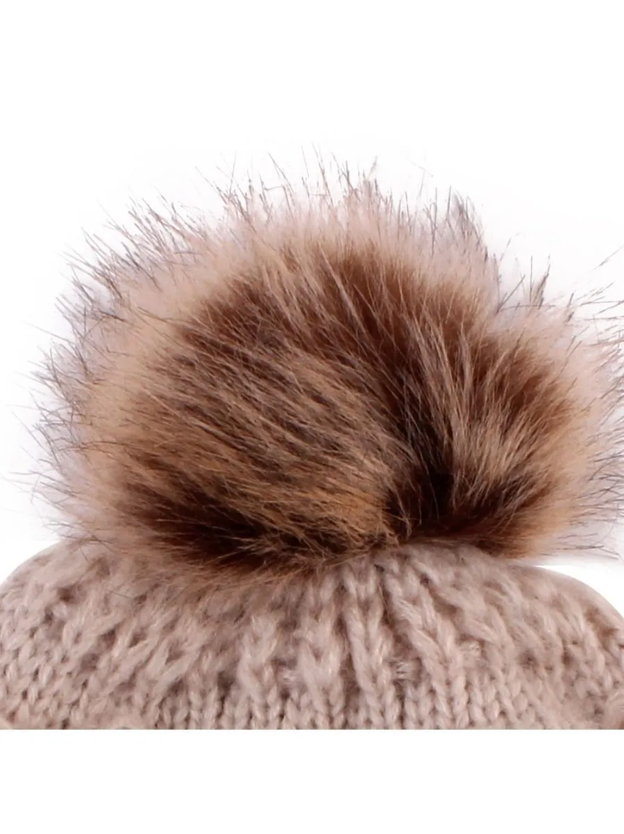 Adorable Single Pom Baby Knitted Beanie Hat