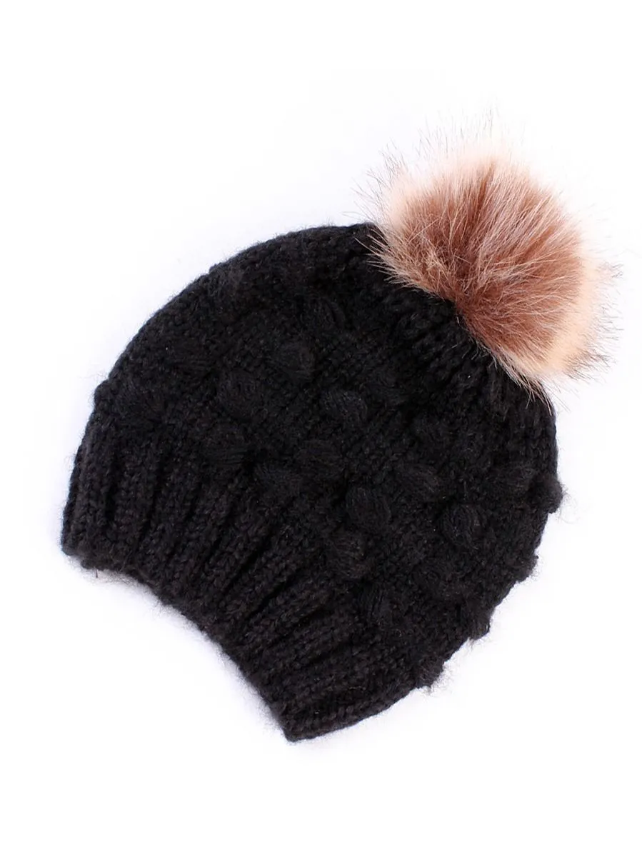 Adorable Single Pom Baby Knitted Beanie Hat