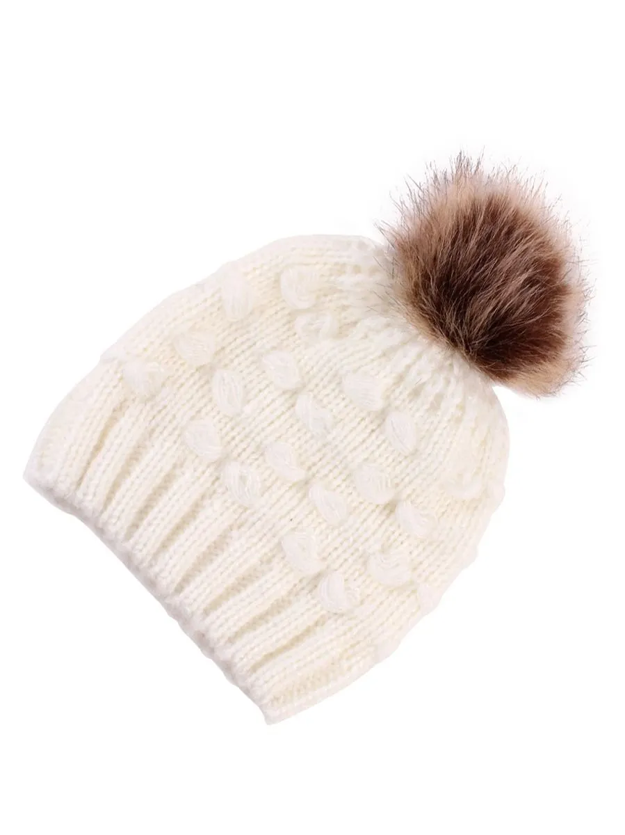 Adorable Single Pom Baby Knitted Beanie Hat