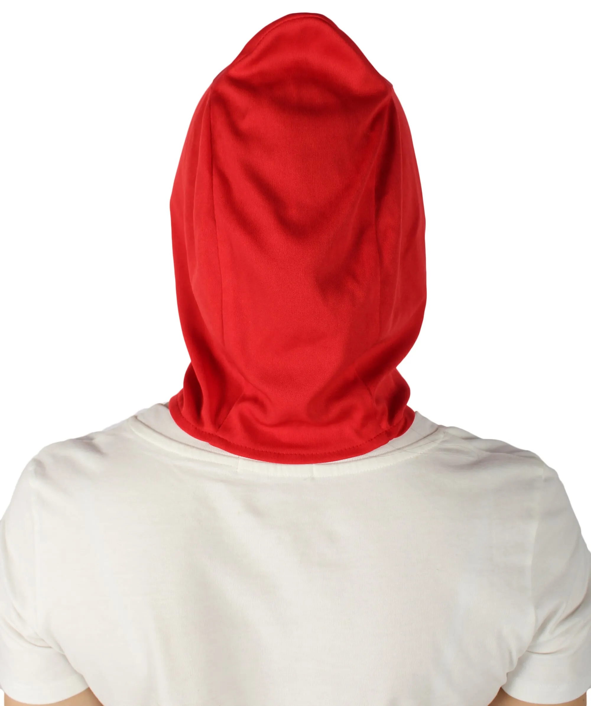 Adult Unisex Red and Black Cosplay Mask | Best for Halloween | Flame-retardant Synthetic Fabric