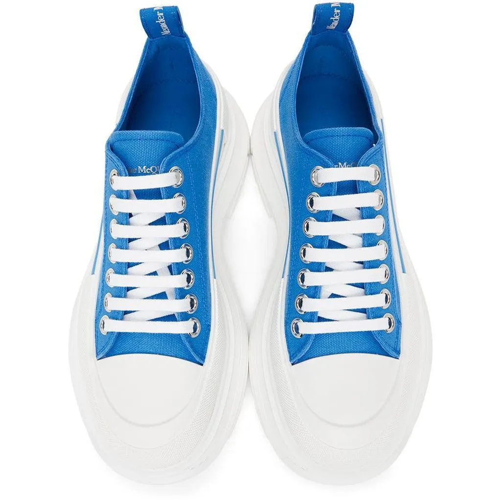 Alexander McQueen SSENSE Exclusive Blue Tread Slick Sneakers