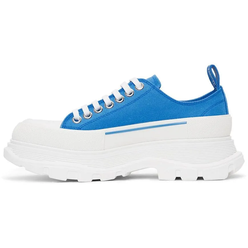 Alexander McQueen SSENSE Exclusive Blue Tread Slick Sneakers