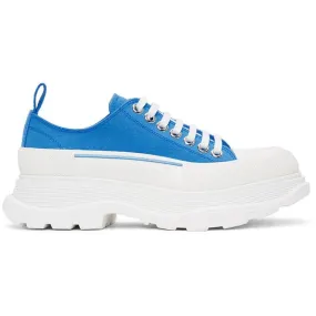 Alexander McQueen SSENSE Exclusive Blue Tread Slick Sneakers
