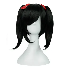 Anime LoveLive! Love Live Nico Yazawa Black Ponytails Cosplay Wig Cosplay for Adult Women Halloween Carnival