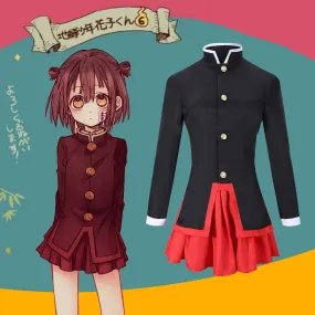Anime Toilet-Bound Hanako-kun Hanako Kun Feminine Cosplay Costume Full Set Halloween Carnival Adult Outfit