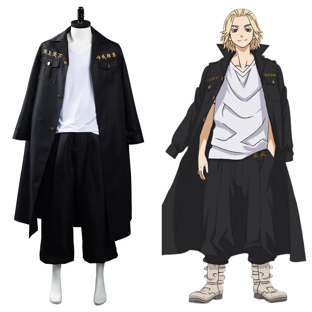Anime Tokyo Revengers Manjirou Sano Halloween Carnival Suit Cosplay Costume Outfits