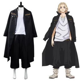 Anime Tokyo Revengers Manjirou Sano Halloween Carnival Suit Cosplay Costume Outfits