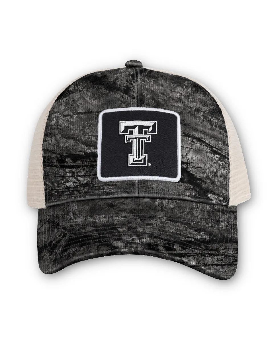 Arena Texas Tech "Huron" Camo Trucker Snapback Cap