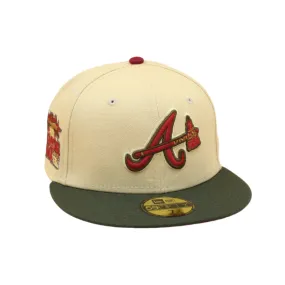 Atlanta Braves Cooperstown 59Fifty Fitted All Star Game 2000 - Vegas Gold/Dark Green