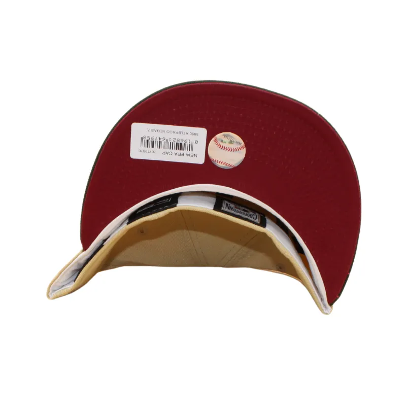 Atlanta Braves Cooperstown 59Fifty Fitted All Star Game 2000 - Vegas Gold/Dark Green
