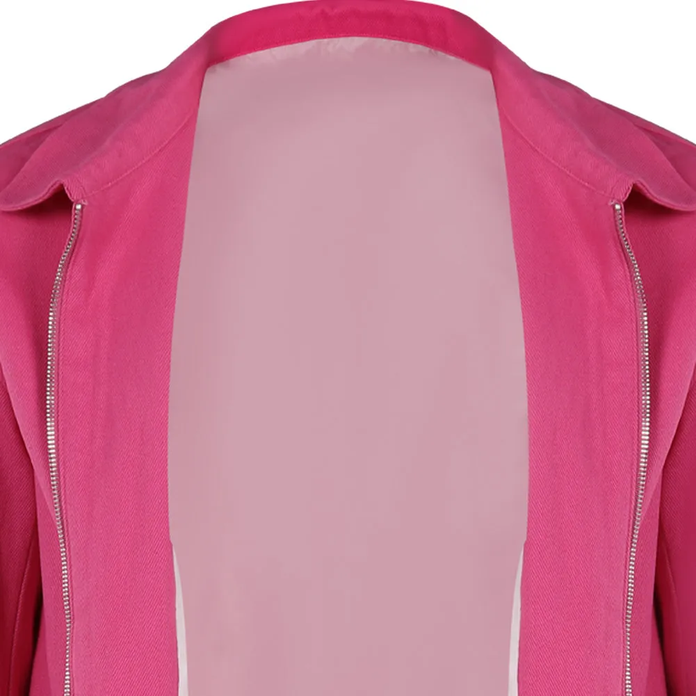 Barbie Ken Pink Jacket Outfits Halloween Carnival Suit Cosplay Costume