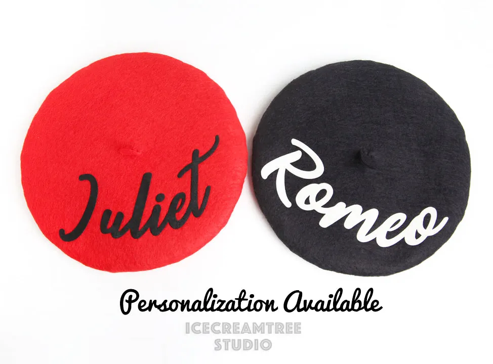 Black Beret Hat - Pet Petite Hat