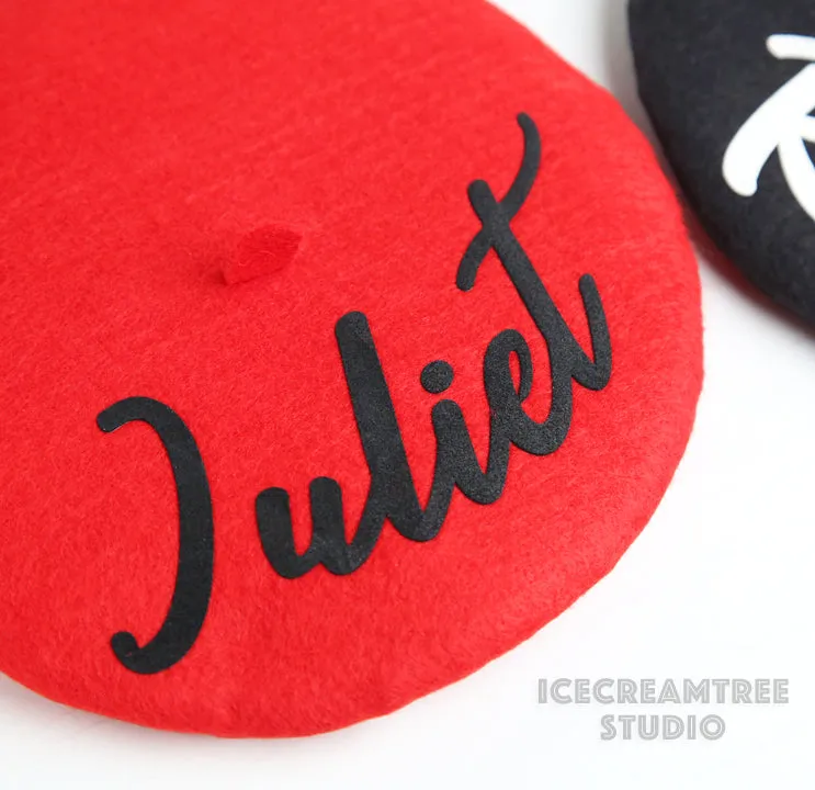 Black Beret Hat - Pet Petite Hat