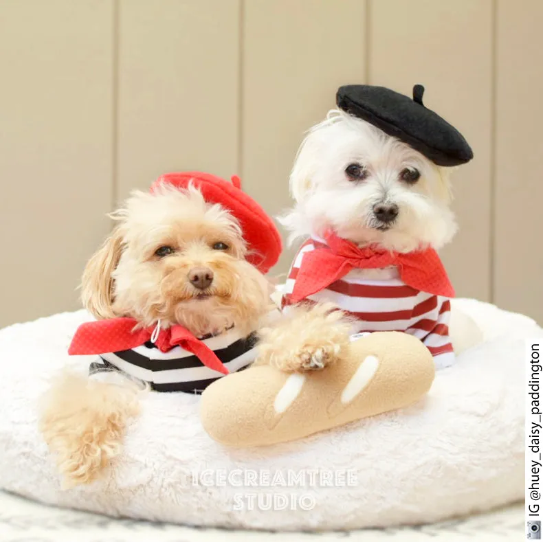 Black Beret Hat - Pet Petite Hat