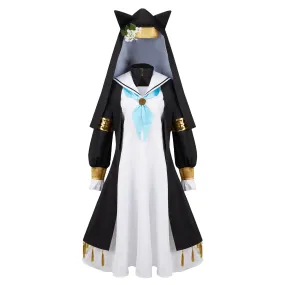 Blue Archive Iochi Mari Cosplay Costume Suit Dress Cape Halloween Outfit
