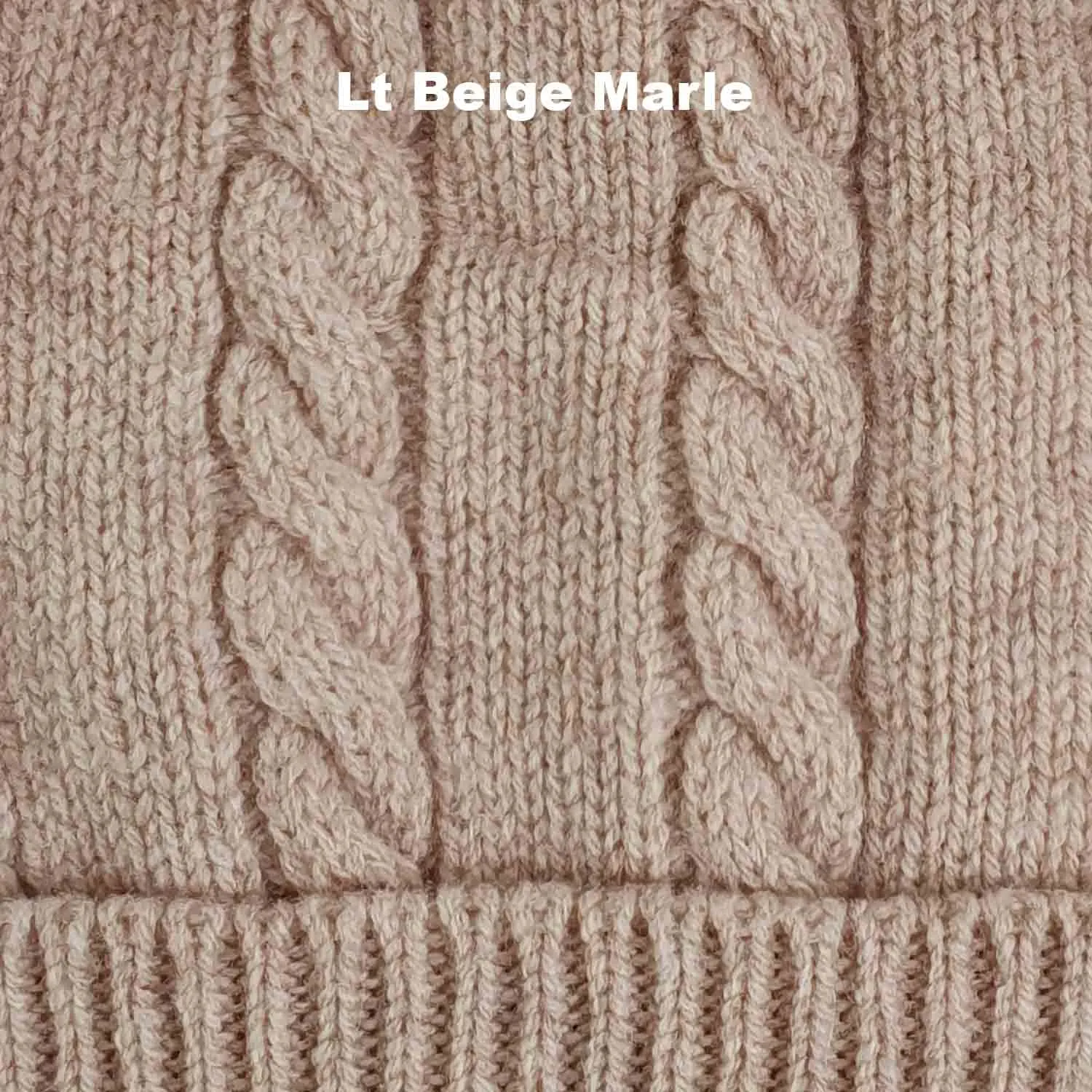 CABLE - AUSTRALIAN LAMBSWOOL - BEANIE