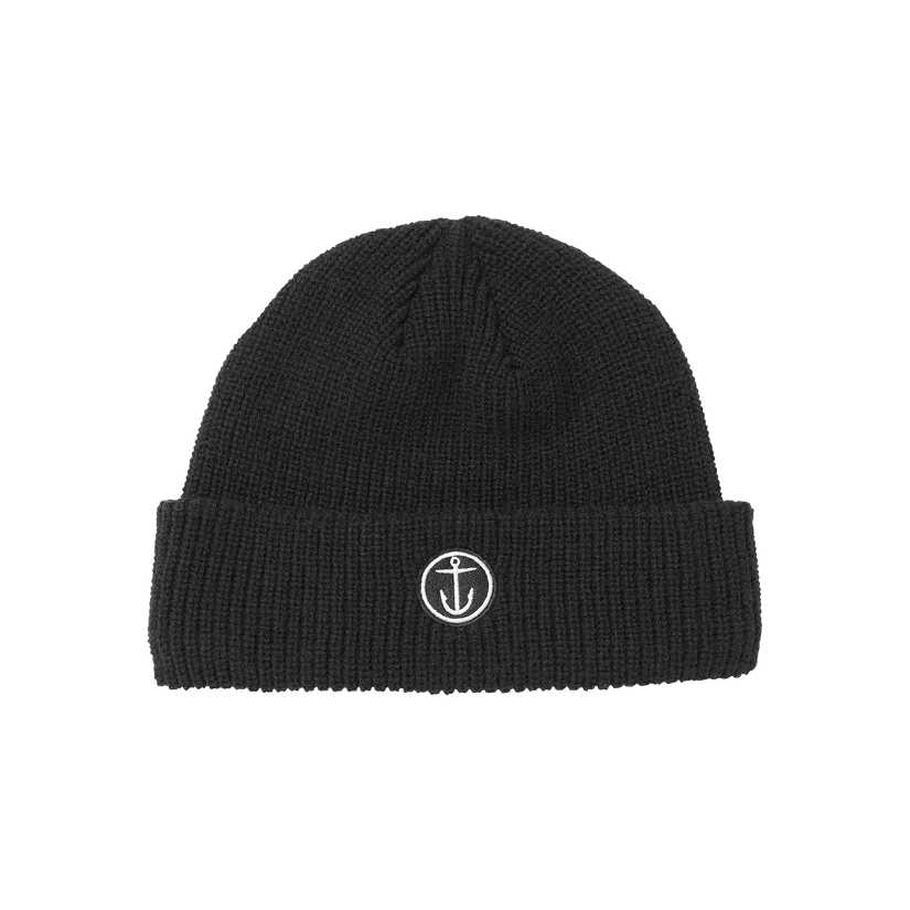 Captain Fin Crowes Nest Beanie - Black