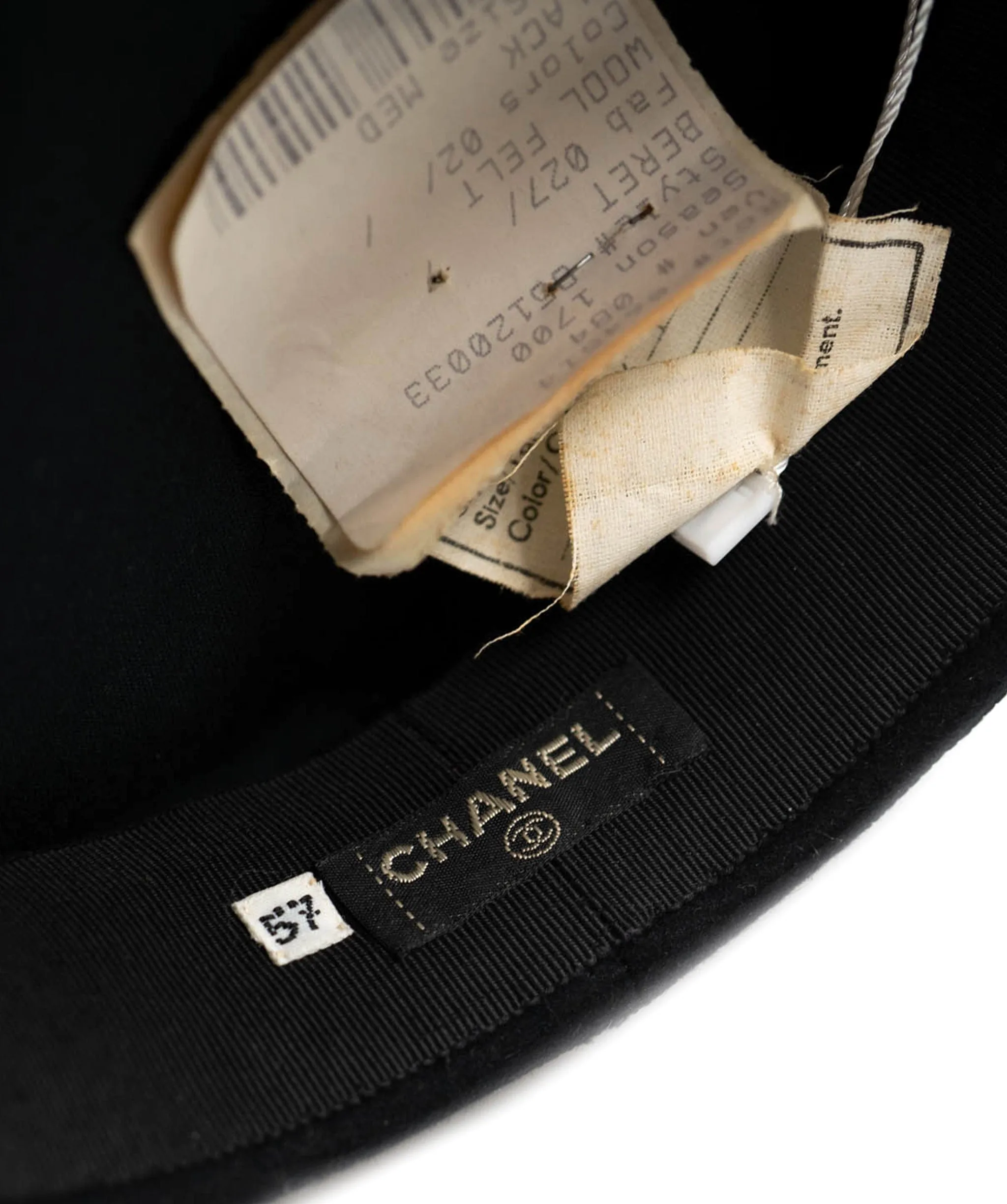 Chanel Beret Rose Red And Black ASL4807