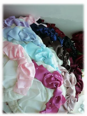 Chess Story~Cutie Ribbon~Sweet Lolita Woolen Twisted Bow Lolita Beret