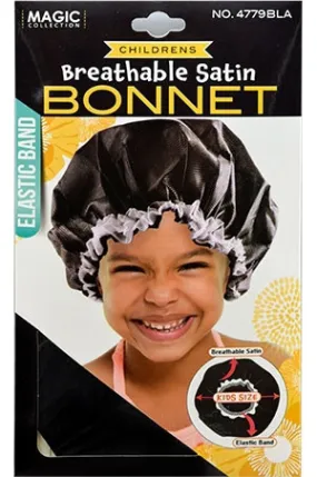 CHILDREN'S  BREATHABLE SATIN BONNET