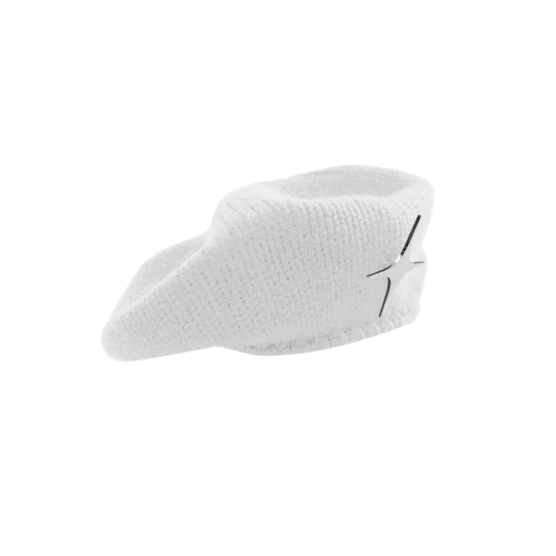 Cross Star Knit Beret