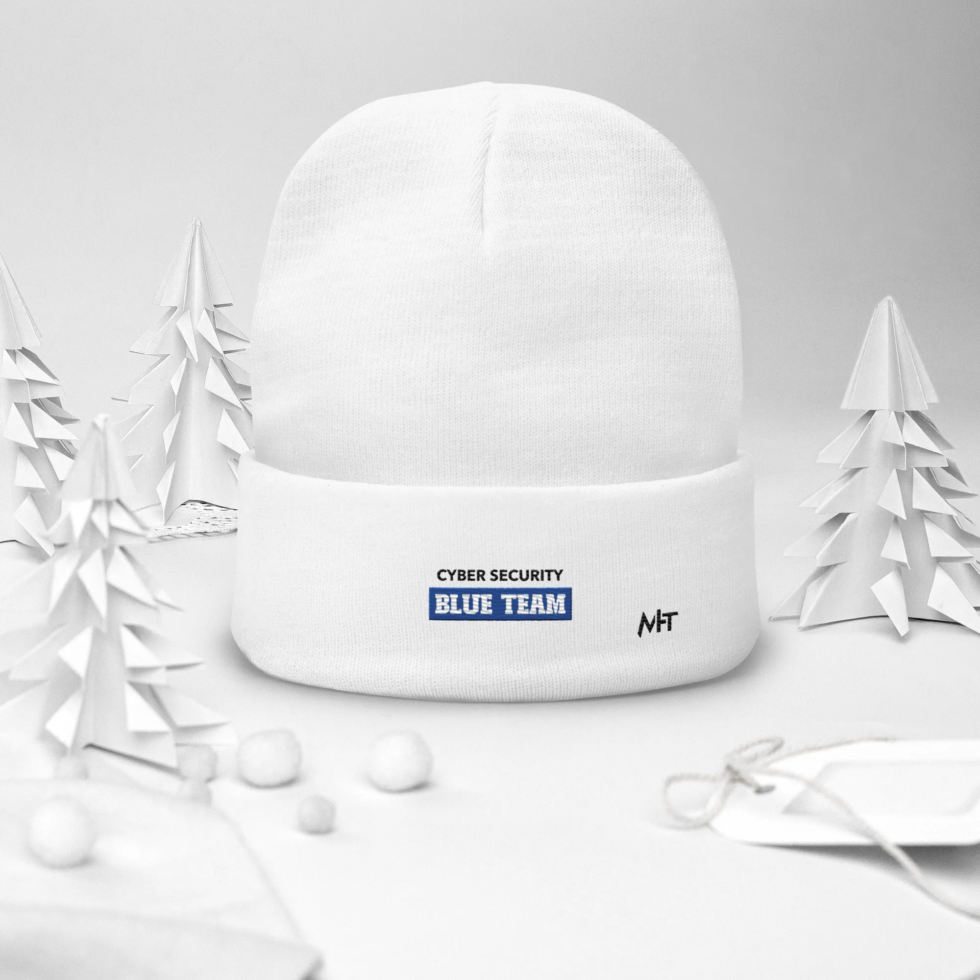 Cyber Security Blue Team V10 - Embroidered Beanie