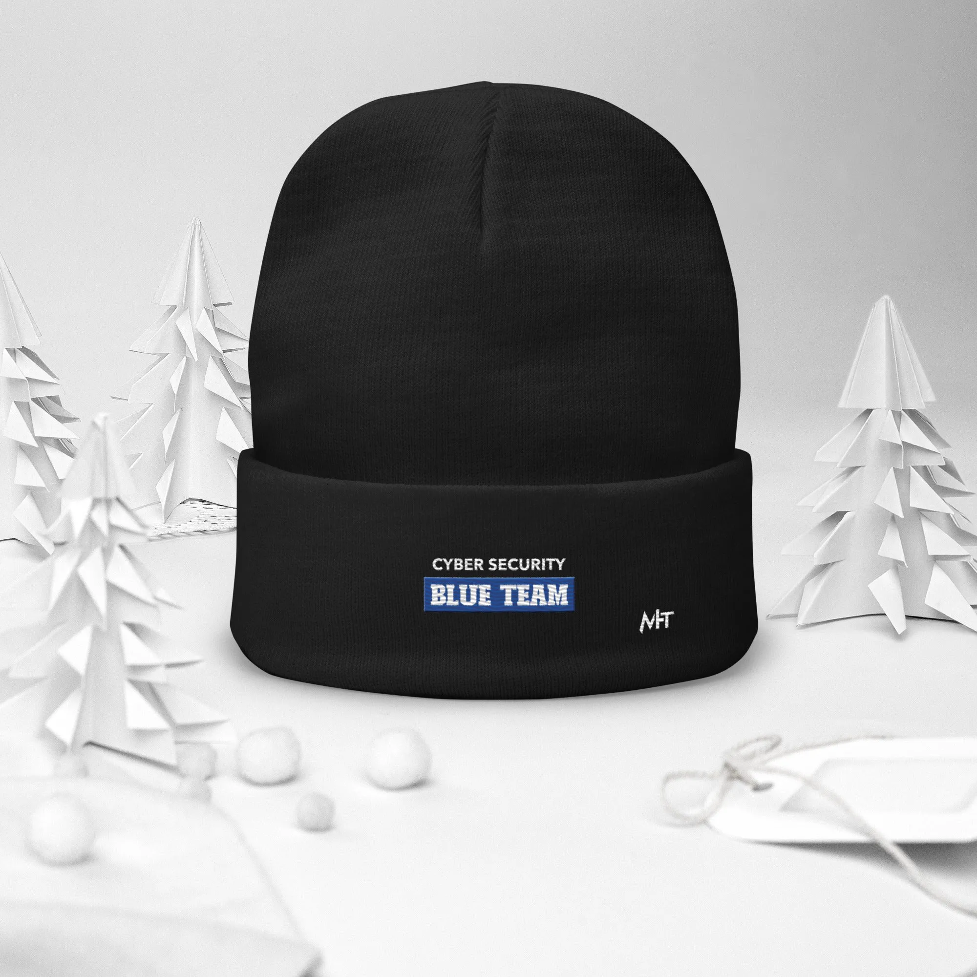 Cyber Security Blue Team V10 - Embroidered Beanie