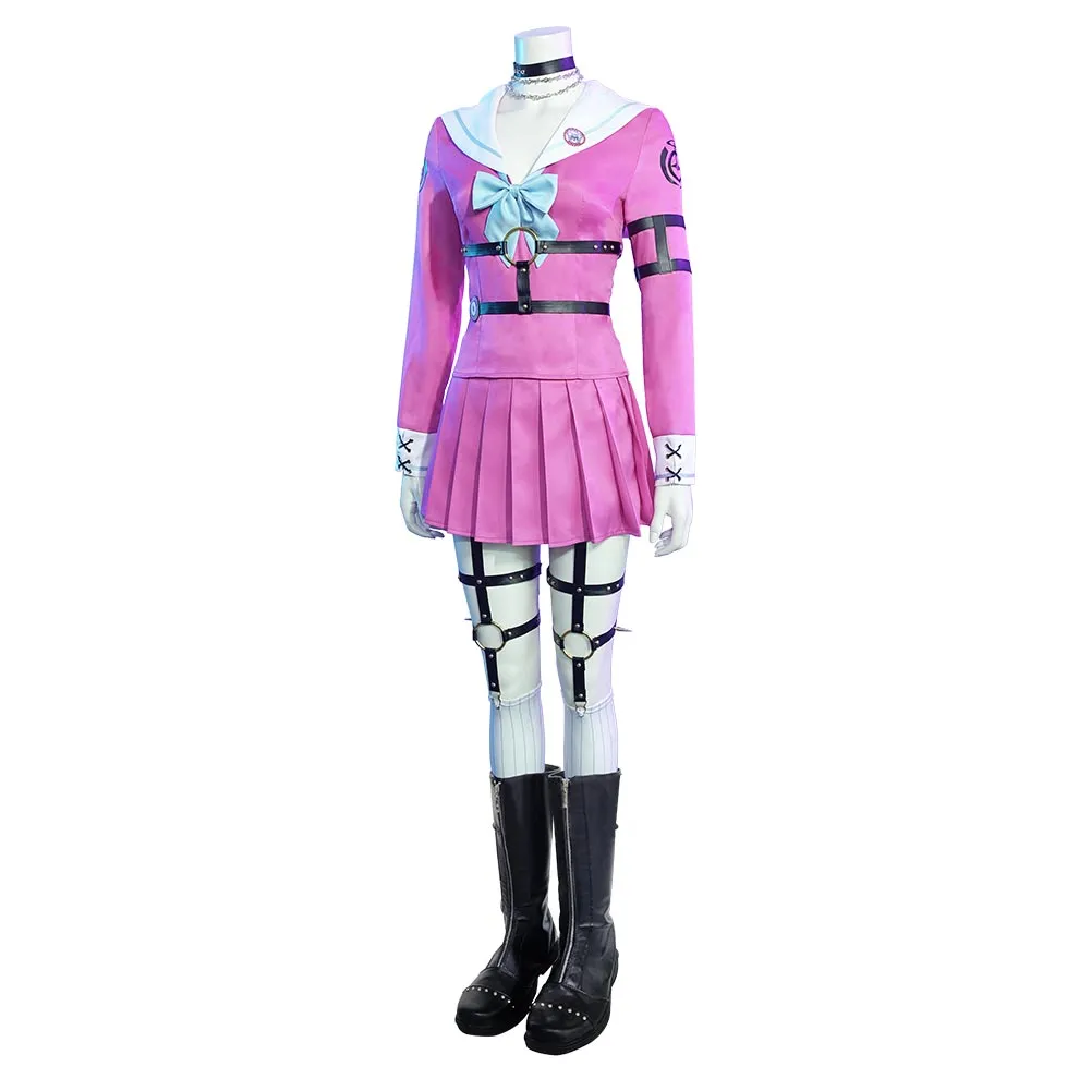Danganronpa V3: Killing Harmony Halloween Carnival Suit Miu Iruma Cosplay Costume Women Dress Outfits