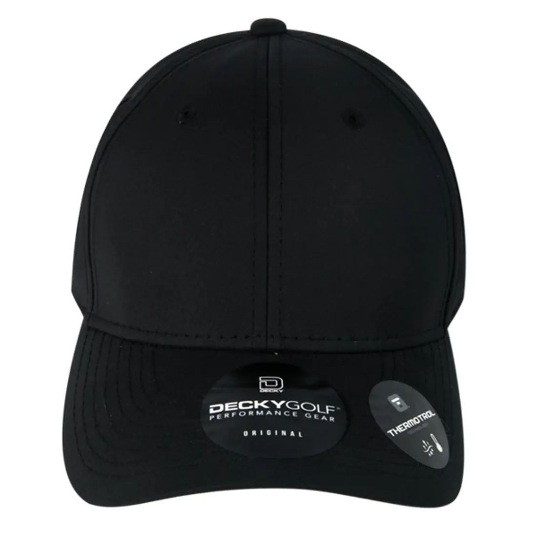 Decky 6402 Sleek H20 Flex Hats Low Crown Golf Sports Caps 6 Panel Curved Bill