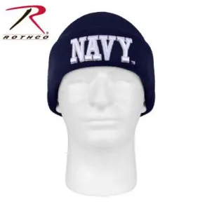 Deluxe Military Embroidered Watch Cap U.S. Navy