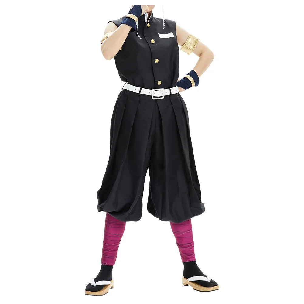 Demon Slayer Season 2 Uzui Tengen Outfits Cosplay Costume Halloween Carnival Suit