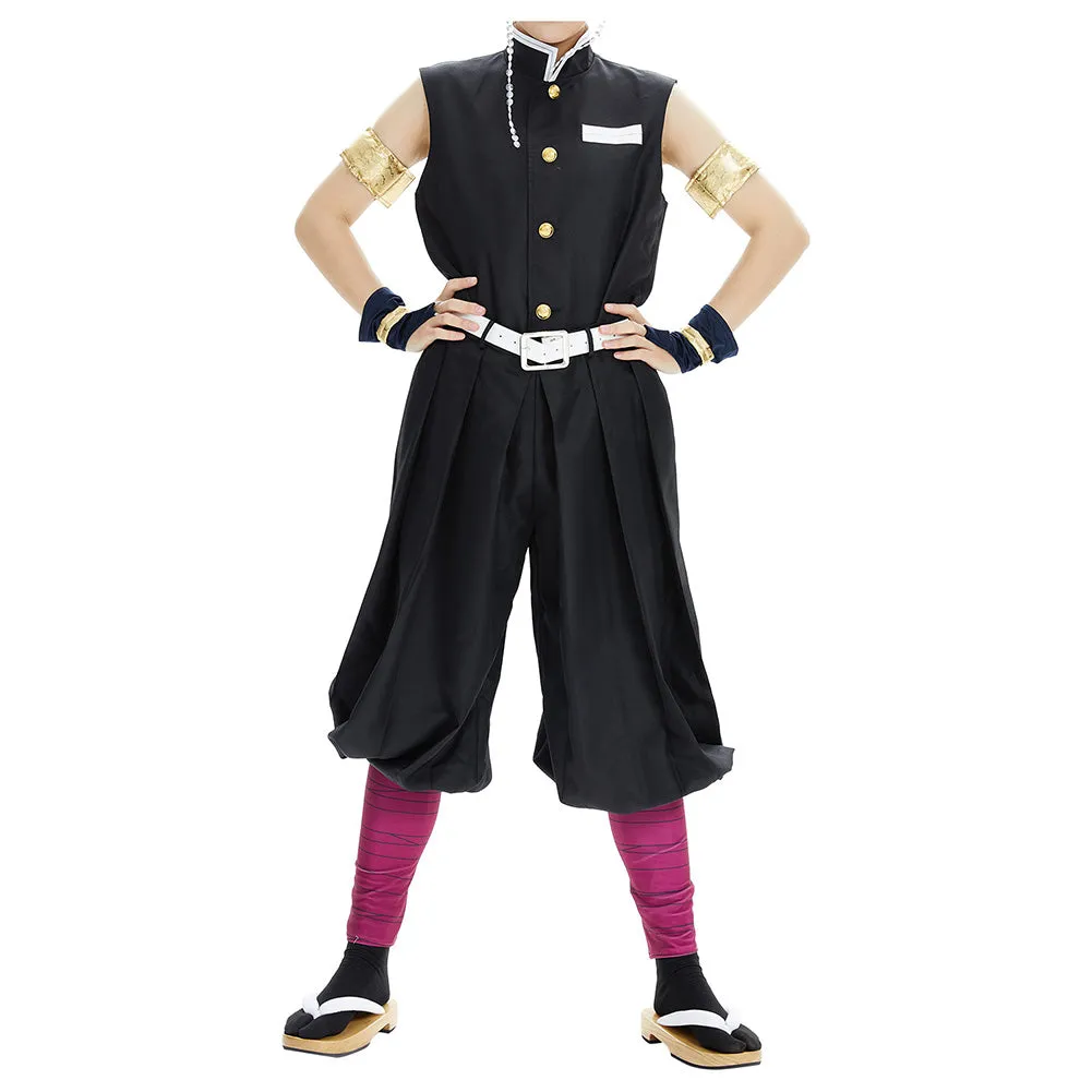 Demon Slayer Season 2 Uzui Tengen Outfits Cosplay Costume Halloween Carnival Suit