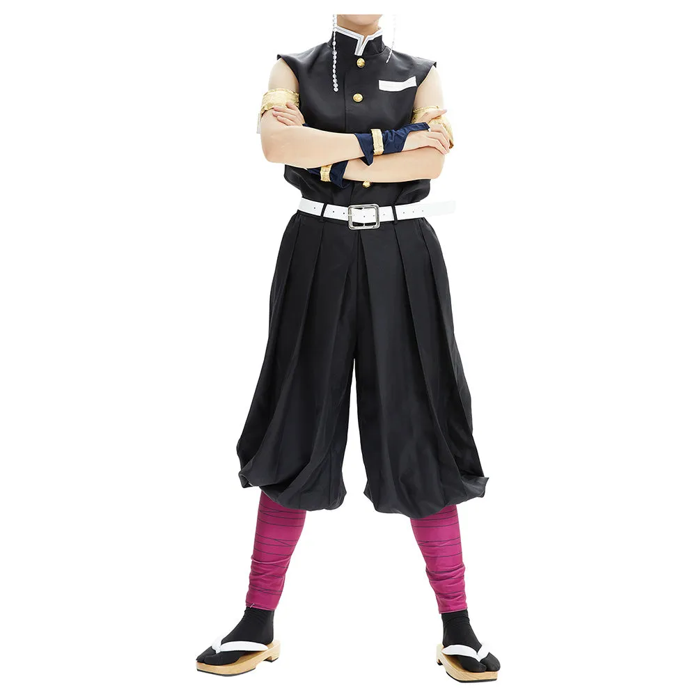 Demon Slayer Season 2 Uzui Tengen Outfits Cosplay Costume Halloween Carnival Suit