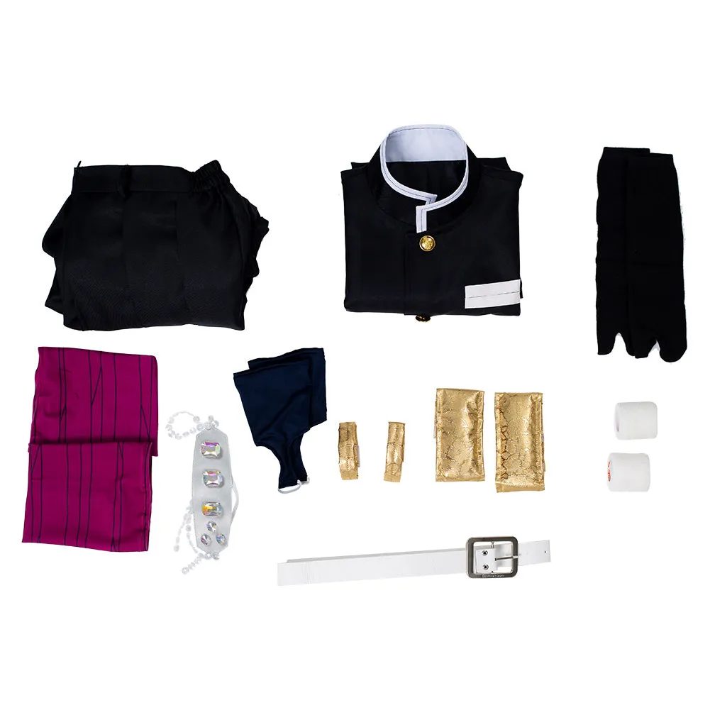 Demon Slayer Season 2 Uzui Tengen Outfits Cosplay Costume Halloween Carnival Suit