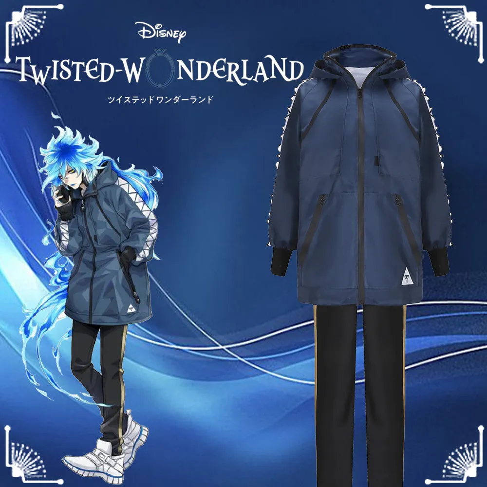 Disney Twisted-Wonderland Hercules Idia Shroud Cosplay Costume Halloween Carnival