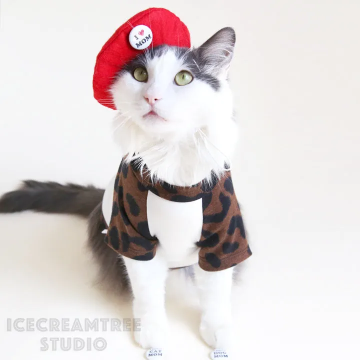 Dog Cat Mom and Me Beret Hats - Matching Beret Sets