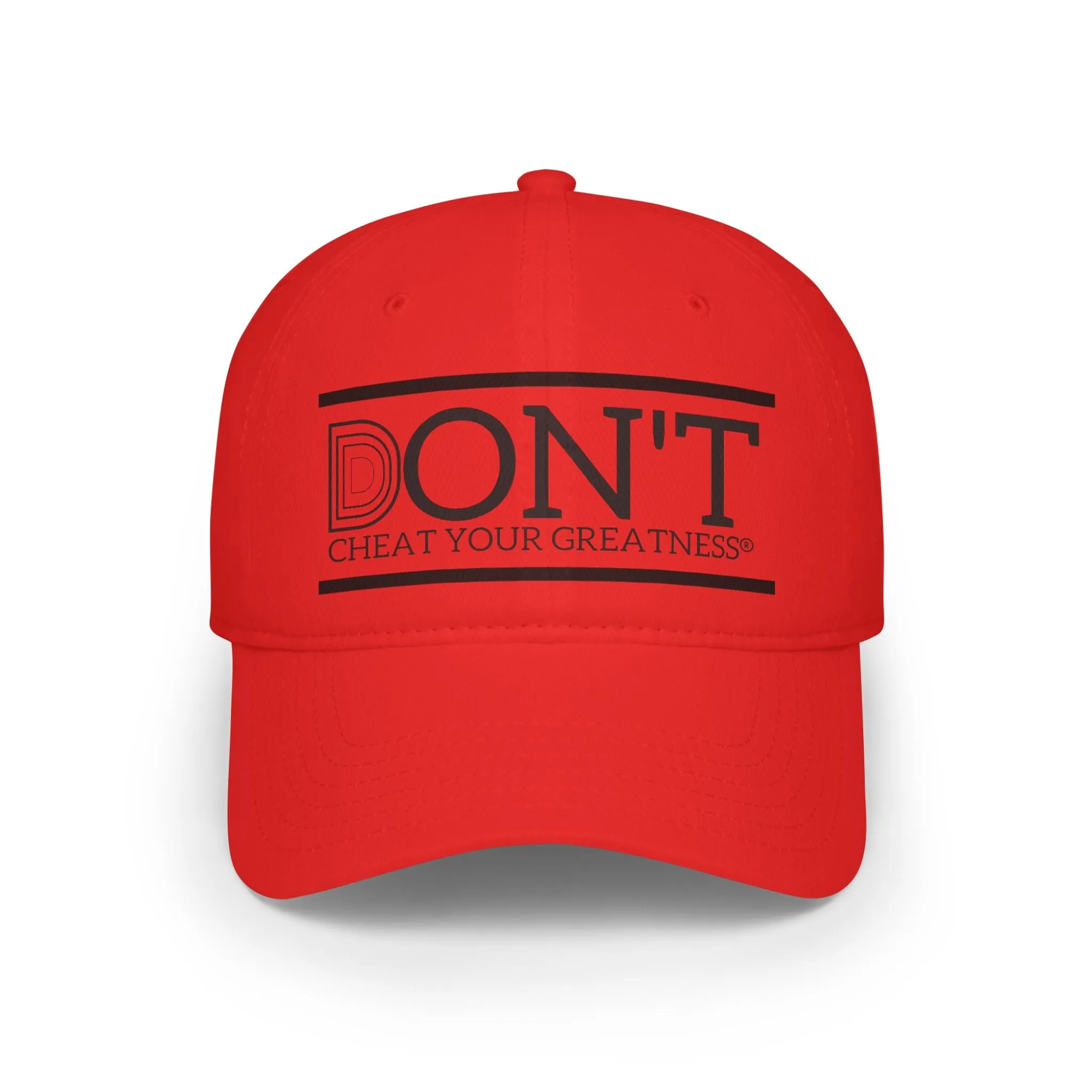 DONT D4XV Black Logo Baseball Cap