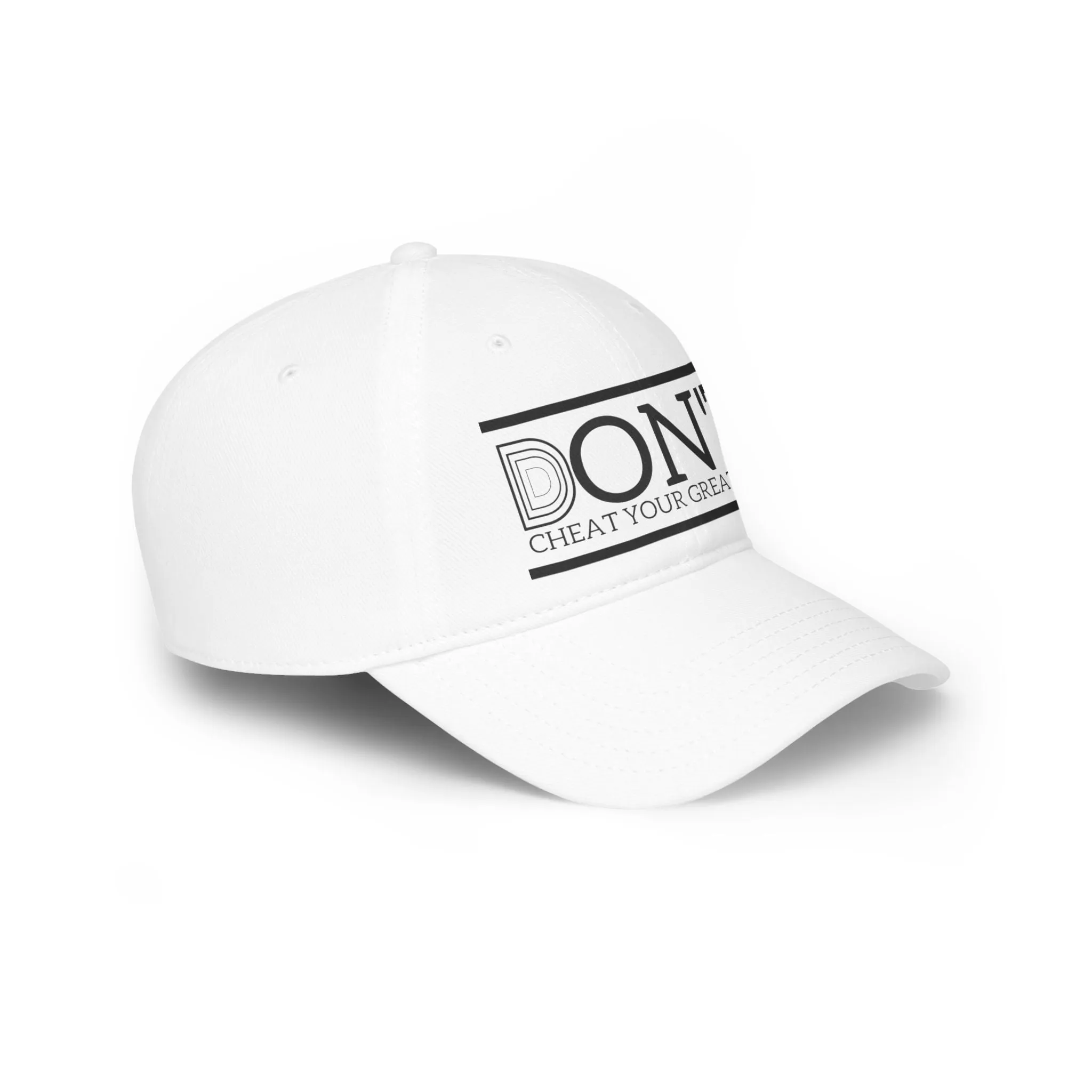 DONT D4XV Black Logo Baseball Cap