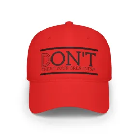 DONT D4XV Black Logo Baseball Cap