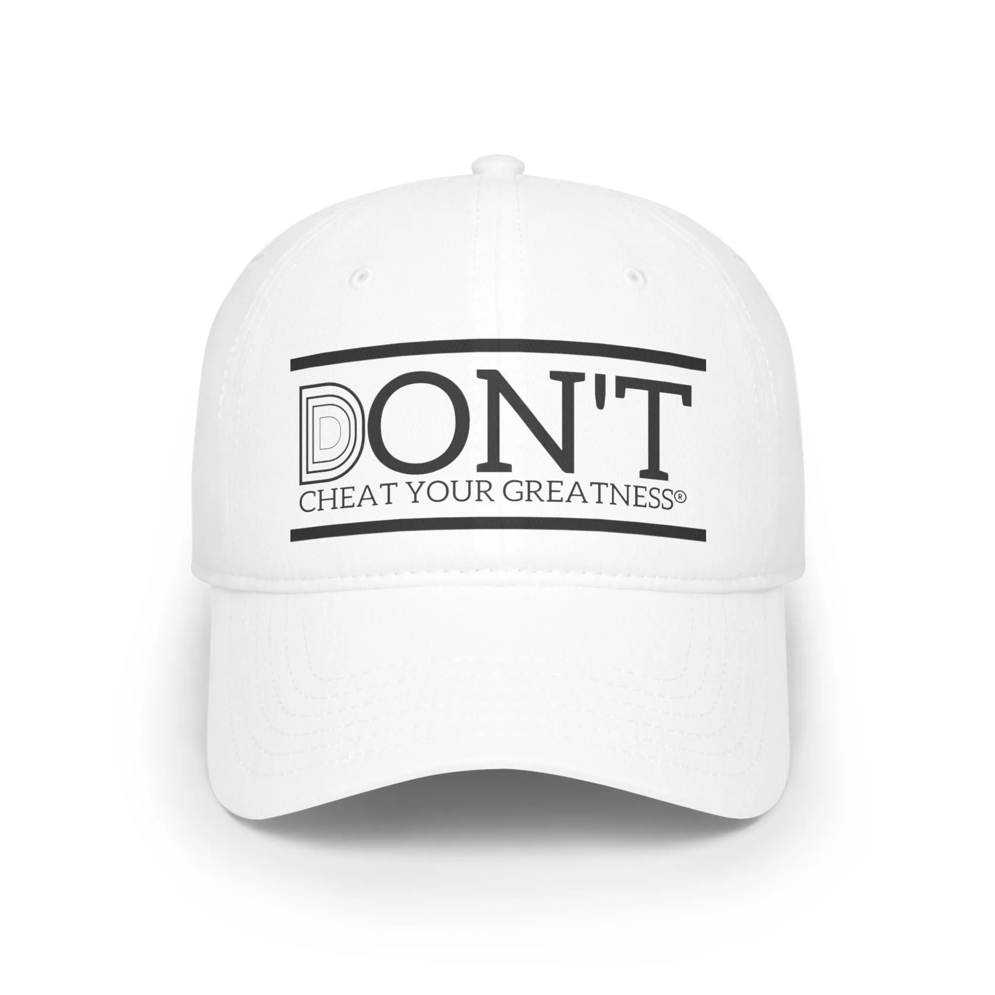 DONT D4XV Black Logo Baseball Cap