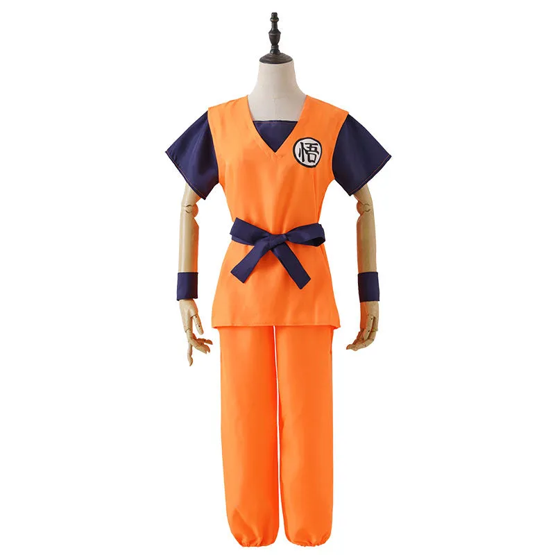Dragon Ball Z Son Goku Kakarotto Cosplay Costume for KidsAdult Halloween Carnival