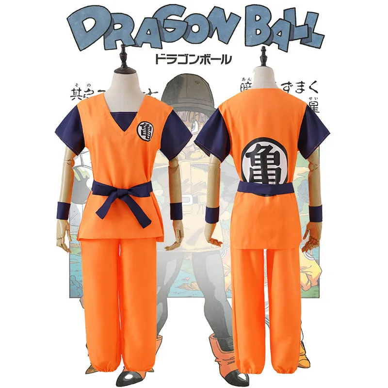 Dragon Ball Z Son Goku Kakarotto Cosplay Costume for KidsAdult Halloween Carnival