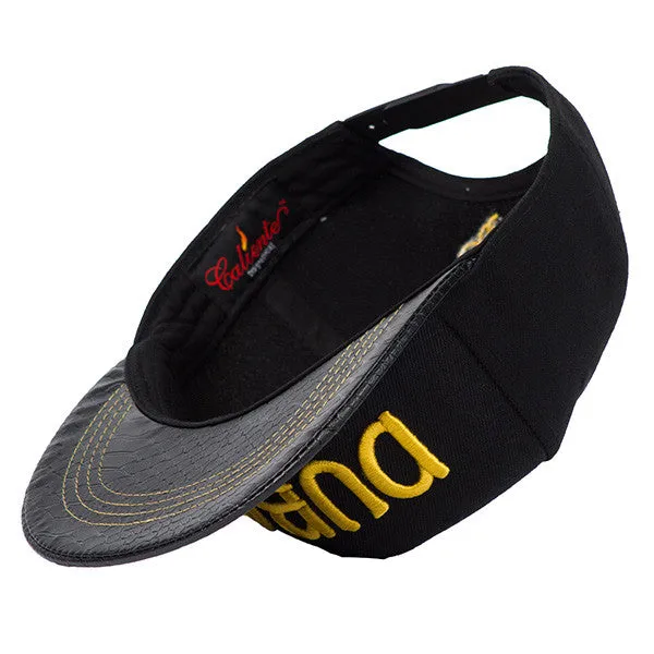Dubai City of GOLD Full Black Cap - Caliente Emirates Collection