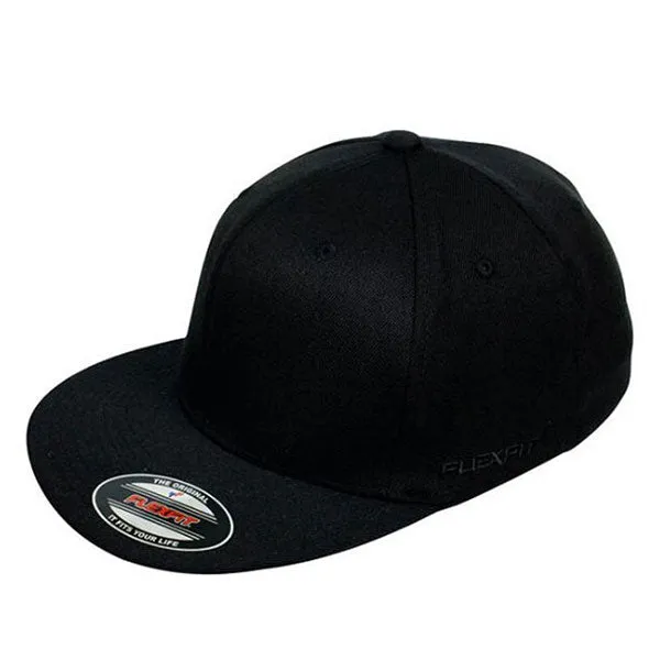 Flexfit Black Premium Wool Cap