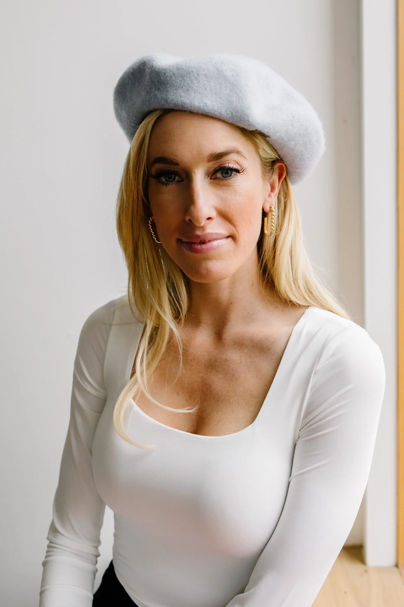 French Ice Blue Beret